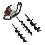 Profi Benzine Grondboor 3pk Incl. 3 Grondboren + Accessoires, Ophalen of Verzenden, Nieuw