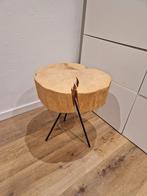 Houten Bijzettafel - Boomstronk Design, Ophalen