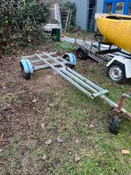 Gegalvaniseerd frame boottrailer 3.70 totale lengte, Watersport en Boten, Boottrailers, Ophalen, Gebruikt, Minder dan 6 meter