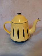 Geel/zwart emaille theepotje, Antiek en Kunst, Antiek | Emaille, Ophalen of Verzenden
