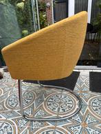 Artifort Fauteuil Geel, Huis en Inrichting, Fauteuils, Gebruikt, Minder dan 75 cm, Ophalen of Verzenden, Metaal