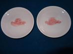 2 roze schaaltjes met hoed - Nieuw, Nieuw, Ophalen of Verzenden, Schaal of Schalen, Overige stijlen