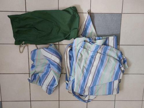 De Waard Albatros Gordijnenset gestreept accessoire, Caravans en Kamperen, Tentaccessoires, Gebruikt, Ophalen