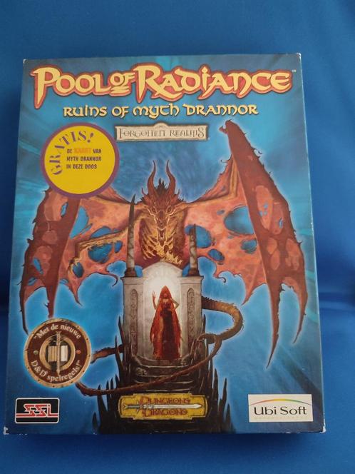Big Box Pool of Radiance Ruins of Myth Drannor, Spelcomputers en Games, Games | Pc, Gebruikt, 1 speler, Vanaf 3 jaar, Ophalen of Verzenden
