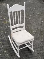 Antieke schommelstoel, Huis en Inrichting, Stoelen, Ophalen, Gebruikt, Wit, Eén