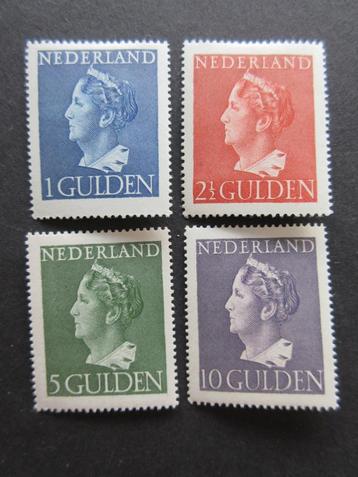 Nederland NVPH 346 - 349 Wilhelmina Konijnenburg 1946 ongebr beschikbaar voor biedingen