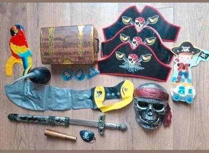 15-delig Piraten schatkist Verjaardag Versiering Compleet, Kinderen en Baby's, Carnavalskleding en Verkleedspullen, Jongen of Meisje