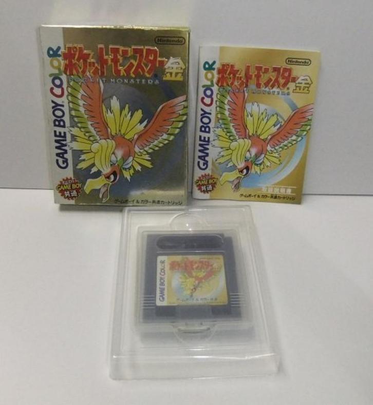 Pokémon Gold Japans – GBC | Compleet in Doos | Getest, Spelcomputers en Games, Games | Nintendo Game Boy, Zo goed als nieuw, Role Playing Game (Rpg)