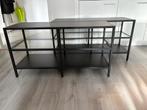 Kastjes industrieel, Huis en Inrichting, Tafels | Sidetables, 50 tot 100 cm, Ophalen of Verzenden, Zo goed als nieuw, Metaal
