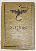 WO2 Duits - Soldbuch Hauptmann EK2 Spange VWA in Matzilver, Ophalen of Verzenden, Landmacht, Duitsland, Foto of Poster