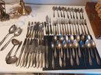 Antiek 64 delig verzilverd bestek model puntfilet keur 90, Antiek en Kunst, Antiek | Bestek, Ophalen of Verzenden
