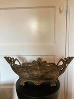 Antieke Bronzen Art Nouveau Schaal, Ophalen, Brons