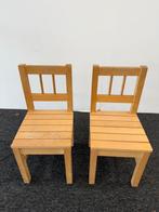 Leuke Kinderstoeltjes - Set van 2, Huis en Inrichting, Stoelen, Gebruikt, Twee, Bruin, Ophalen of Verzenden