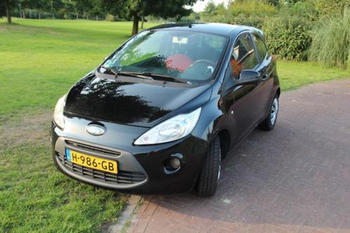 Ford Ka 1.2 51KW 2009 Zwart, Auto's, Ford, Particulier, Ka, Airconditioning, Radio, Benzine, B, Hatchback, Handgeschakeld, Geïmporteerd