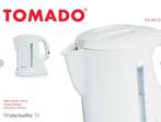 Waterkoker - Tomado TM9012 - 1 liter, Witgoed en Apparatuur, Waterkokers, 1 tot 2 liter, Ophalen, Gebruikt, Draadloos