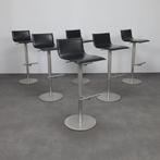 6x “S24 Thin” Swivel Barstools Karri Monni for Lapalma Italy, 5 krukken of meer, Ophalen, Zo goed als nieuw, Metaal