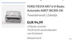Ford Fiesta auto radio, Ophalen, Gebruikt, Ford, Ford