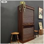 Oude roldeurkast Kast archiefkast Boekenkast buffetkast, Huis en Inrichting, Ophalen, 50 tot 100 cm, Nb, Nb