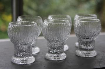 IITTALA ""KEKKERIT "" Borrelglaasjes. 7,50 euro/stuk. beschikbaar voor biedingen