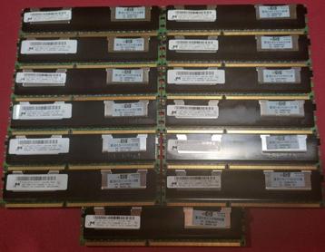 13x 4GB PC3-10600R 1333MHz  Micron Server Modules beschikbaar voor biedingen