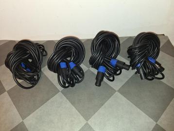 4 x Vonyx 2C/16 speakonkabel  10 meter beschikbaar voor biedingen