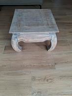 Teak hout opium tafel., Huis en Inrichting, Tafels | Salontafels, Ophalen, 50 tot 100 cm, Zo goed als nieuw, Minder dan 50 cm