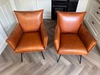 Leren Design Fauteuils Jess, Ophalen, Gebruikt, Minder dan 75 cm, Leer