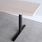 Restpartij, Vergadertafel, Tonvormig eiken blad 200x100/75cm, Huis en Inrichting, Bureaus, -, -, In hoogte verstelbaar, Ophalen of Verzenden