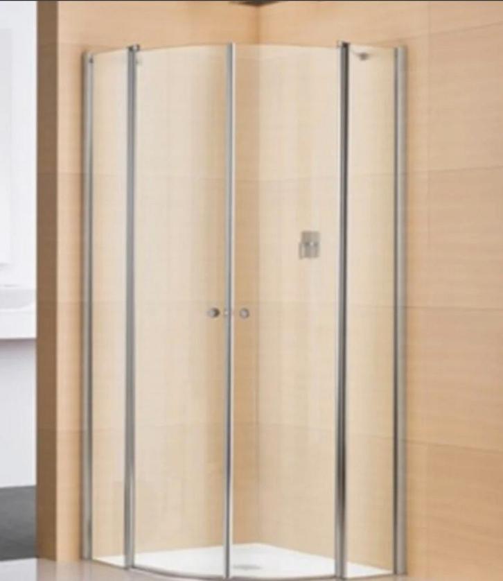 Douchecabine kwartrond 95x95x195 cm, Doe-het-zelf en Verbouw, Sanitair, Nieuw, Douche, Chroom, Ophalen of Verzenden