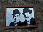 Spiegel Laurel & Hardy, Huis en Inrichting, Minder dan 50 cm, Gebruikt, Ophalen of Verzenden, Minder dan 100 cm