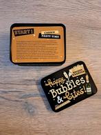 Happy Bubbles & Bites recepten in blik + boekje, Onbekend, Tapas, Hapjes en Dim Sum, Ophalen of Verzenden, Zo goed als nieuw