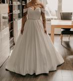 Trouwjurk inc accessoires Anna Sorrano mt 38/40, Kleding | Dames, Ophalen of Verzenden, Zo goed als nieuw, Wit, Trouwjurk