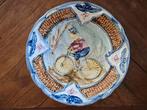 Mouzin Lecat Majolica Bordje - Fietser - 19e Eeuw, Antiek en Kunst, Ophalen of Verzenden