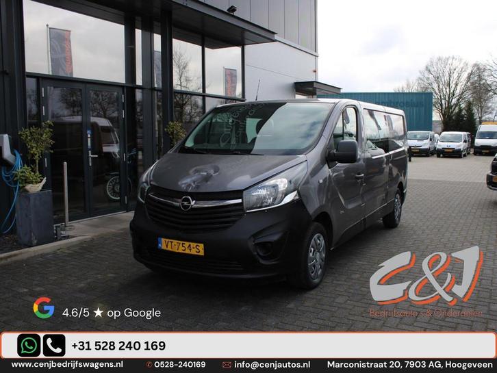 Opel Vivaro 1.6 CDTI L2H1 Dubbele cabine airco cruise naviga, Auto diversen, Schadeauto's, Opel, Handgeschakeld, Diesel, Overige carrosserieën