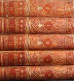 Mooie 5-delige set Art Nouveau boeken, Verzenden