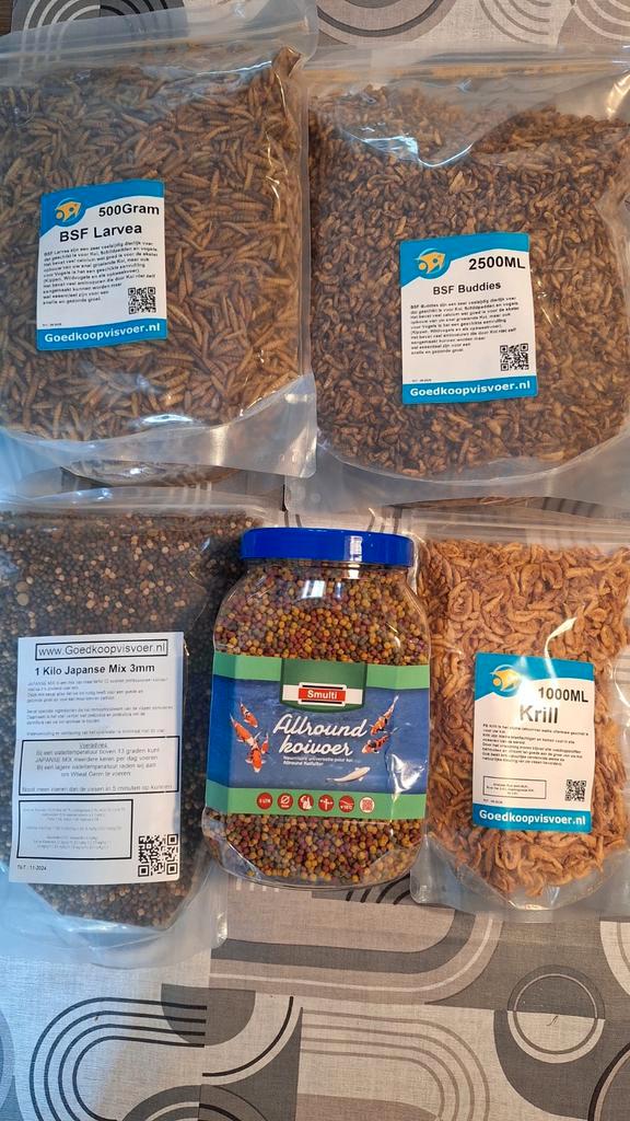 Pakket visvoer Koi / goudvis, Dieren en Toebehoren, Vissen | Aquaria en Toebehoren, Ophalen of Verzenden