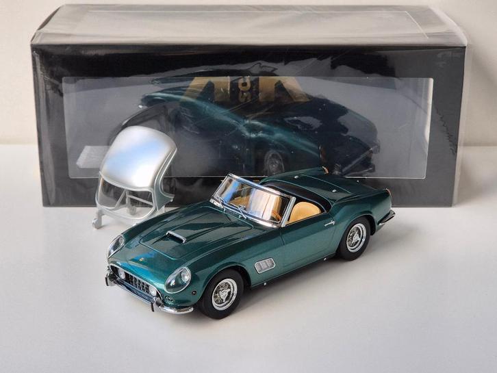 1:18 KK-scale Ferrari 250 GT California SWB met hardtop 1960, Hobby en Vrije tijd, Modelauto's | 1:18, Zo goed als nieuw, Auto