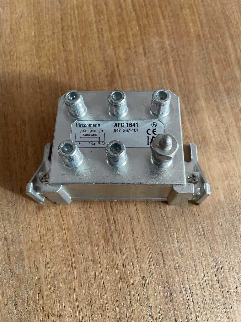Hirschmann AFC 1641 Coax Splitter, Ophalen of Verzenden, Gebruikt
