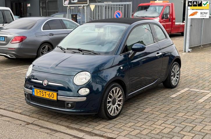 Fiat 500 C 0.9 TwinAir Turbo Lounge | Cabrio | Parkeersensor, Auto's, Fiat, Bedrijf, Te koop, 500C, ABS, Airbags, Airconditioning