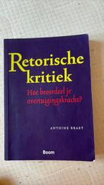 A. Braet - Retorische kritiek, Ophalen of Verzenden, Zo goed als nieuw, A. Braet