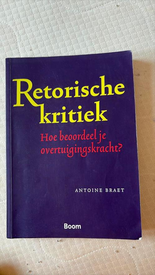 A. Braet - Retorische kritiek, Boeken, Wetenschap, Zo goed als nieuw, Ophalen of Verzenden
