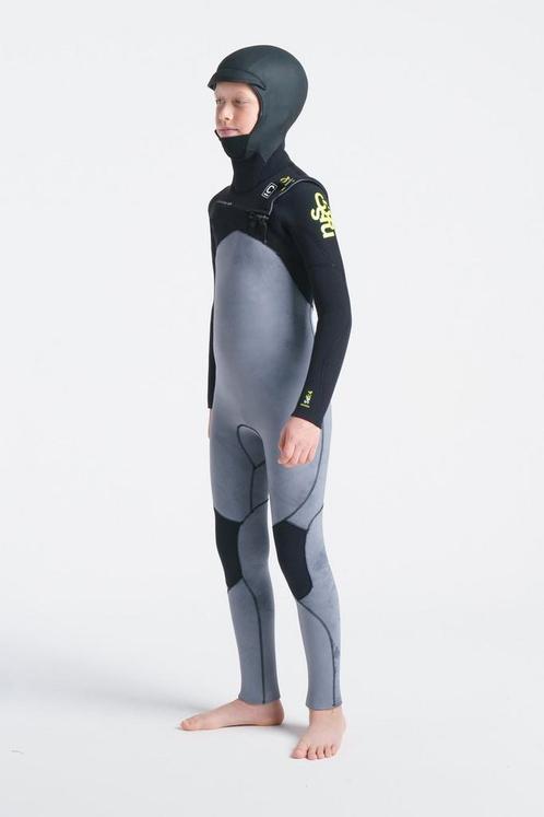 C-Skins Junior Wetsuit: Sessions 5:4 – CHEST ZIP – HOODED, Watersport en Boten, Watersportkleding, Zo goed als nieuw, Wetsuit
