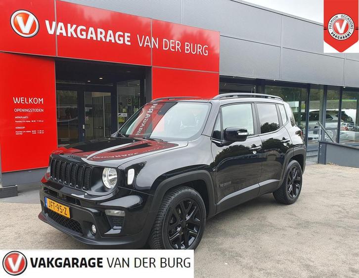 Jeep Renegade 1.0T Night Eagle Panoramadak, Auto's, Jeep, Te koop, Renegade, ABS, Airbags, Airconditioning, Alarm, Android Auto
