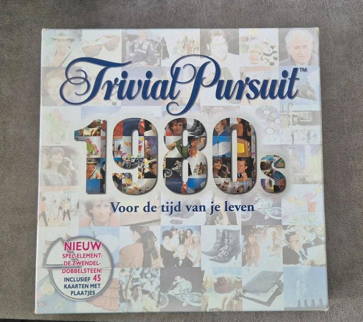 Trivial Pursuit Jaren 80 Editie, Hobby en Vrije tijd, Gezelschapsspellen | Bordspellen, Zo goed als nieuw, Drie of vier spelers