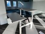 Elektrisch verstelbaar duo zit sta bureau 160x80, Ophalen of Verzenden, Elektrisch, Gebruikt, Stabureau