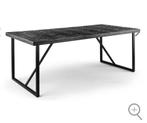 Eettafel Visgraad, Ophalen, Gebruikt, Teakhout, 150 tot 200 cm