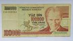 Turkije 100.000 Lira 1997, Postzegels en Munten, Bankbiljetten | Europa | Niet-Eurobiljetten, Verzenden, Overige landen