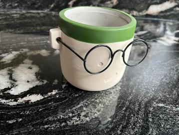 Plantenpotje met Bril beschikbaar voor biedingen