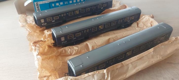 3 Märklin NS ic rtg'n nieuwstaat artnr 4049 in ovp, Hobby en Vrije tijd, Modeltreinen | H0, Zo goed als nieuw, Wagon, Wisselstroom