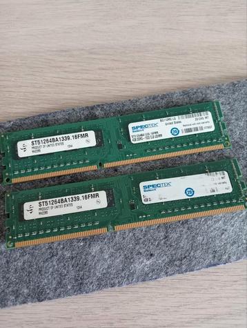 2x 4gb 8gb DDR3 ram geheugen  beschikbaar voor biedingen